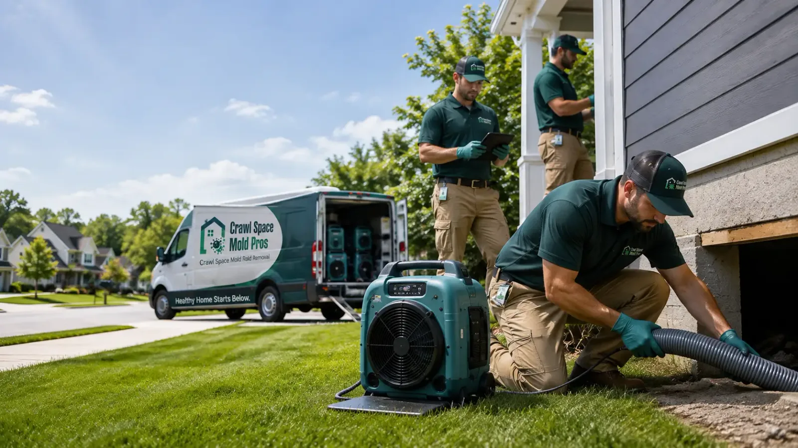 Crawl Space Mold Removal in Dryden, MI